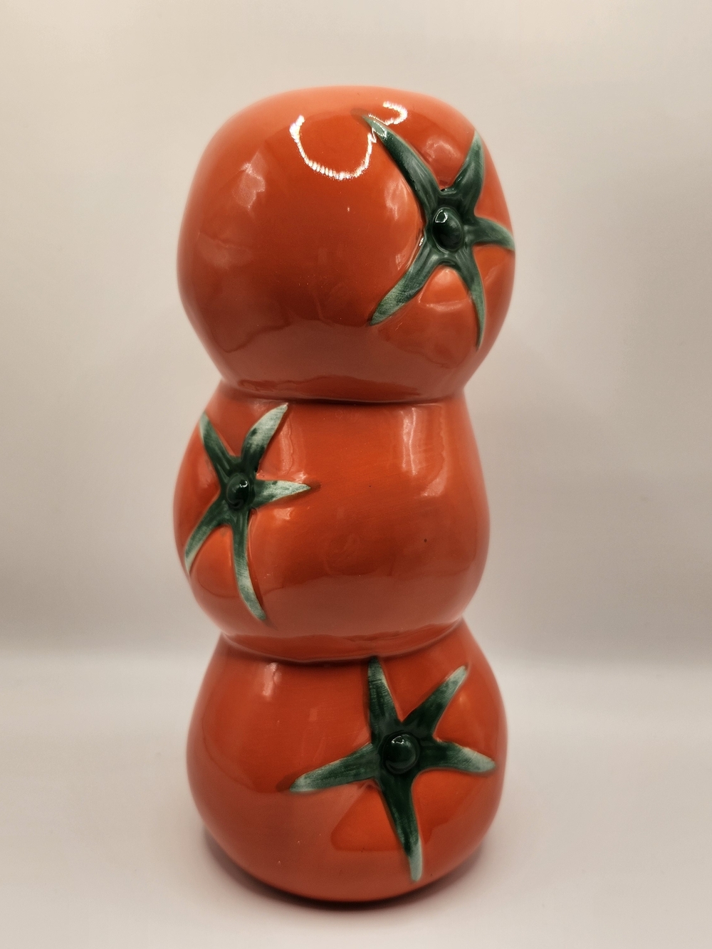 Target Bullseye Ceramic Stacked Red Tomato Vase Summer 2025 Collection